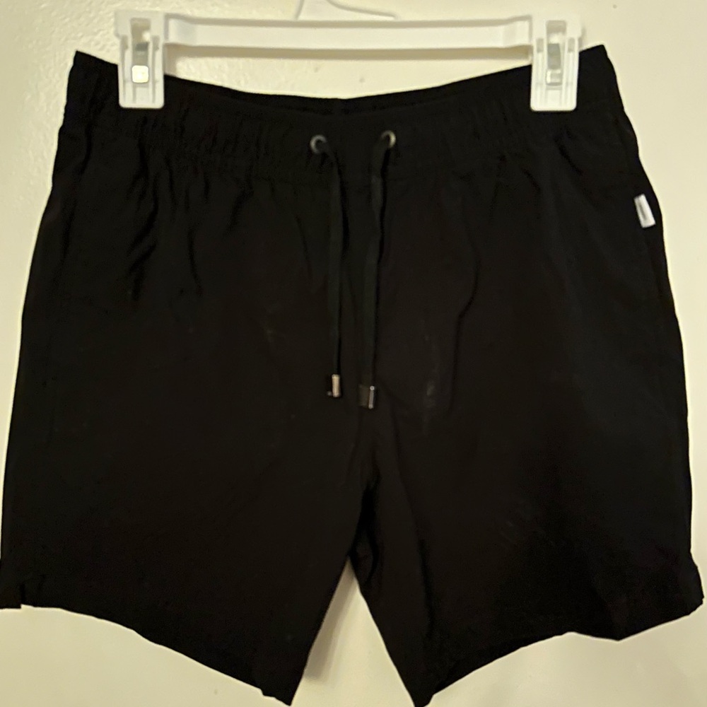 Onio Black Drawstring Shorts
